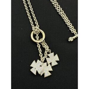 Silver-Tone Multi-Charm Convertible Necklace – Unbranded